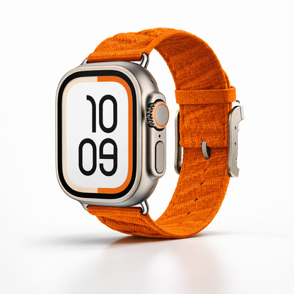 En Mer Bleu Nuit Band For Apple Watch 10 46mm 42mm Correa Nylon Loop Bracelet For Iwatch 9 8 7 6 Ultra 49mm 44/45/38mm Watchband