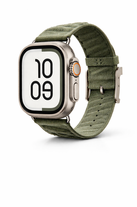 En Mer Bleu Nuit Band For Apple Watch 10 46mm 42mm Correa Nylon Loop Bracelet For Iwatch 9 8 7 6 Ultra 49mm 44/45/38mm Watchband