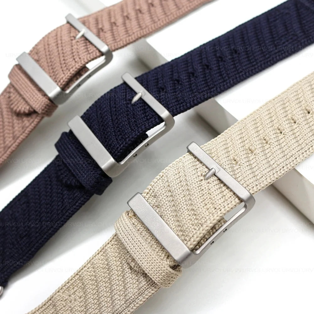 En Mer Bleu Nuit Band For Apple Watch 10 46mm 42mm Correa Nylon Loop Bracelet For Iwatch 9 8 7 6 Ultra 49mm 44/45/38mm Watchband