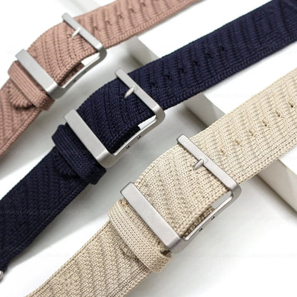 En Mer Bleu Nuit Band For Apple Watch 10 46mm 42mm Correa Nylon Loop Bracelet For Iwatch 9 8 7 6 Ultra 49mm 44/45/38mm Watchband