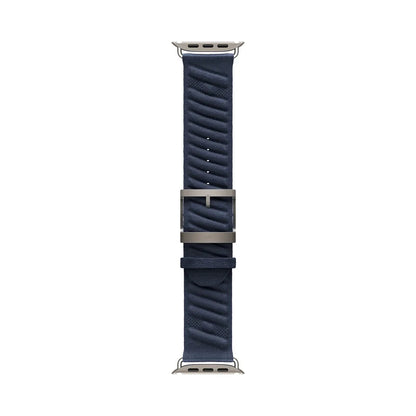 En Mer Bleu Nuit Band For Apple Watch 10 46mm 42mm Correa Nylon Loop Bracelet For Iwatch 9 8 7 6 Ultra 49mm 44/45/38mm Watchband